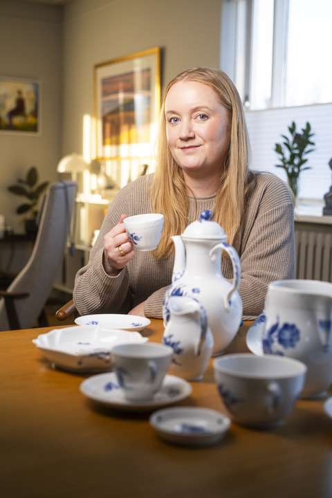 Mér þykir einstaklega vænt um stellið sem var brúðargjöf